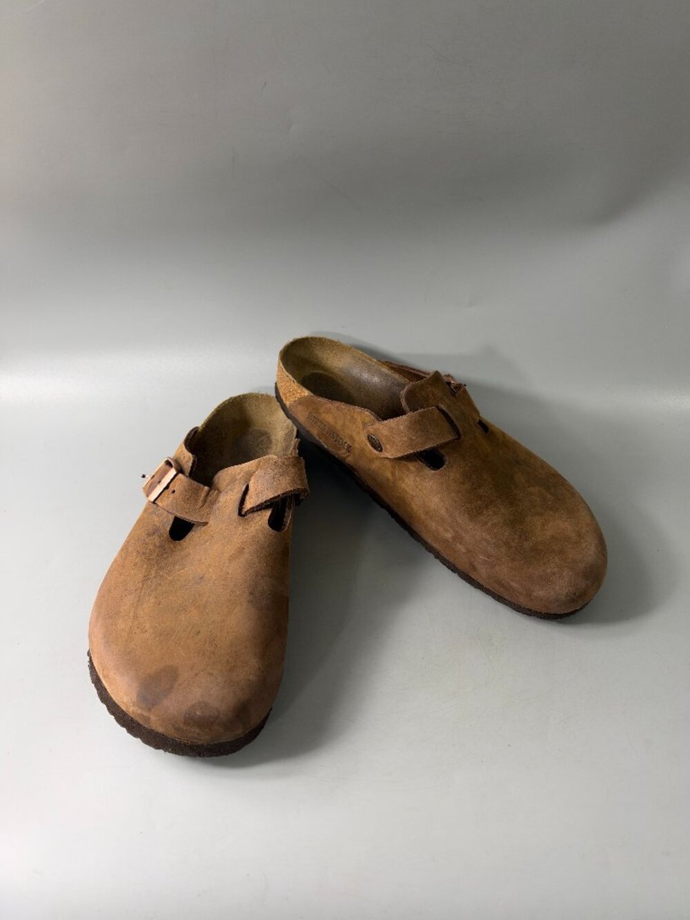 Birkenstock Mink Leather Soft Footbed Clog, Size 39